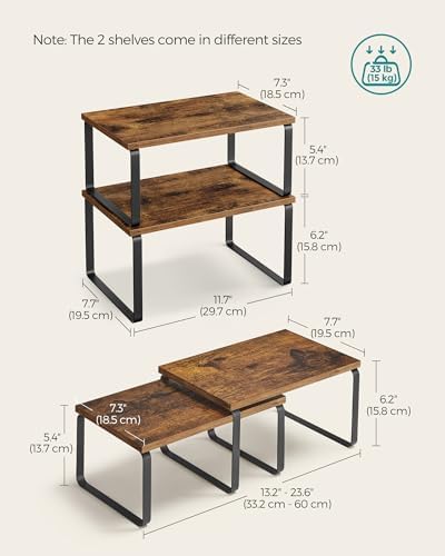 SONGMICS Cabinet Organizer Shelf, Kitchen Storage - Image 6