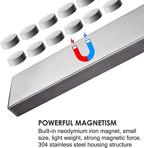 10 Inch Magnetic Knife Holder Stainless Steel No Drill - Image 4
