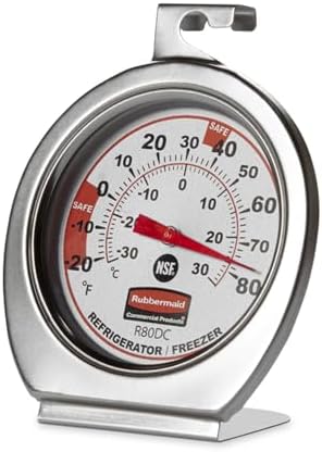 Rubbermaid Commercial Products Thermometer, Classic Large Mechanical Dial by RubbermaidCommercialProducts