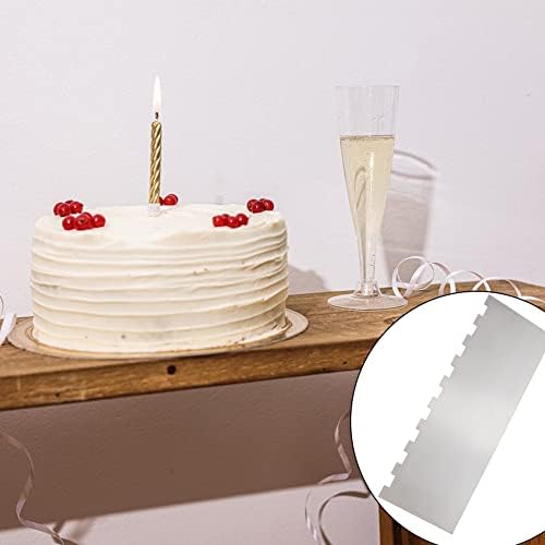 8.6 Inch Stainless Steel Cake Scraper Metal Scraper - Image 7