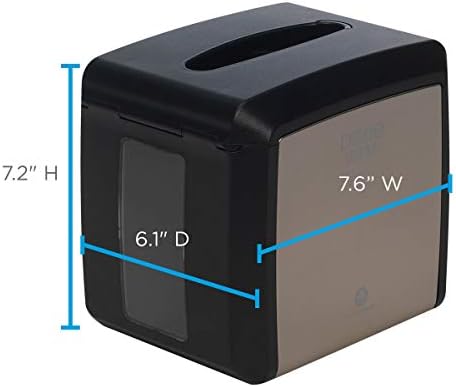 Dixie Ultra Tabletop Interfold Napkin Dispenser by GP PRO; Stainless; 54528A; - Image 2