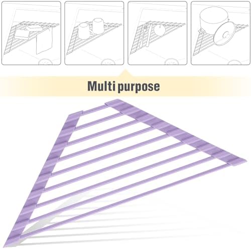 Tomorotec Triangle Roll Up Dish Drying Rack - Image 7