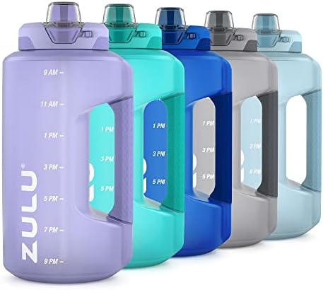 ZULU Goals 64oz BPA-Free Plastic Water Bottle by Zulu