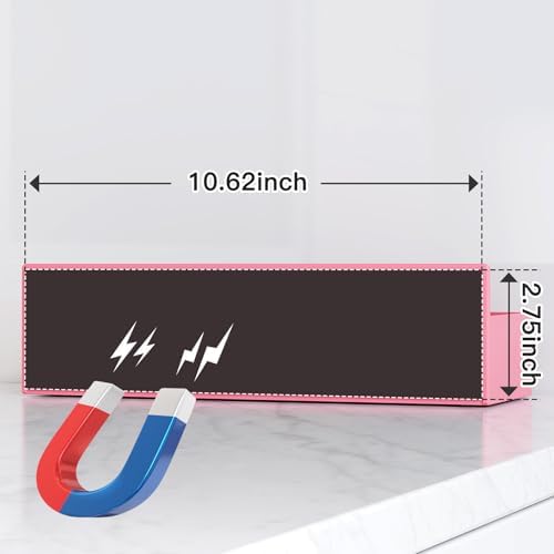 Mystozer Magnetic Spice Rack for Refrigerator Pink, 4 Pack - Image 3