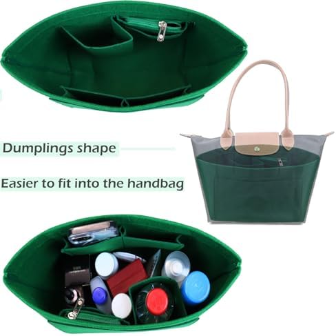 Lckaey Purse Organizer Insert for longchamp le pliage large Handbags Insert - Image 6