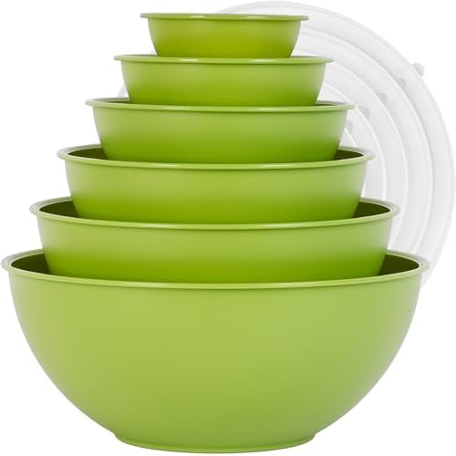 BoxedHome BPA Free Plastic Round Mixing Bowl by BoxedHomeProducts
