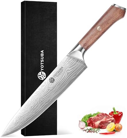YOTSUBA 9 Inch Japanese Chef Knife by ExperiencethetrueessenceofJapanesecraftsmanshipandprecisionwiththeYotsubaKnife-embodyingthespiritofJapanineveryslice