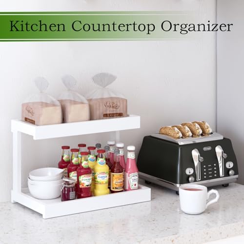 MARTY Counter Shelf Organizer, 2 Tier Spice Rack - Image 3