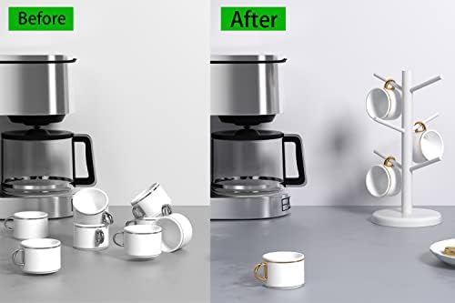 Dorhors Mug Holder Tree, Coffee Cup Holder, Mug Rack Stand Hook, Bar Organizer - Image 2