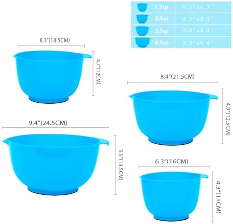 BoxedHome Plastic Mixing Bowls - Image 3