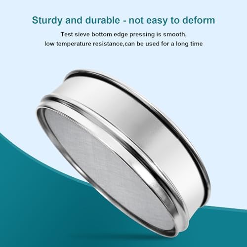 7.9" 304 Stainless Steel Lab Sieve, 60 Mesh Screen Sifter - Image 5