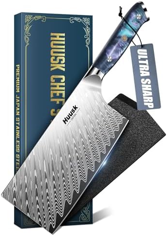 Huusk Stainless Meat Cleaver Knife 7" by HuuskKnife