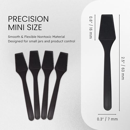 P 200pcs PANA Cosmetic Make Up Disposable Plastic 2.5" Spatulas Skin Care - Image 4