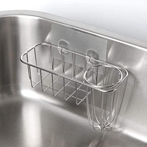 HULISEN Kitchen Sponge Holder, Stainless Steel Sink Caddy - Image 2