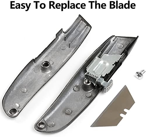 DIYSELF 2 Pack Box Cutters Retractable Utility Knife - Image 6