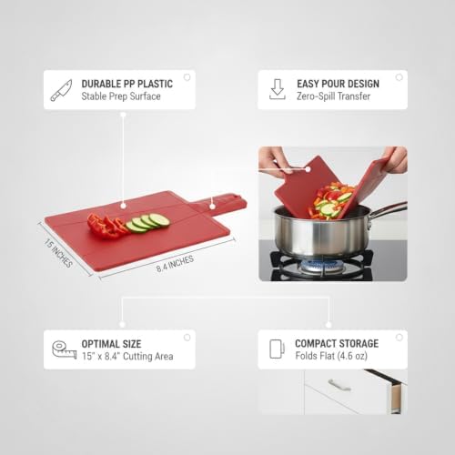 Foldable Cutting Board, PP Plastic Chopping Mat - Image 5
