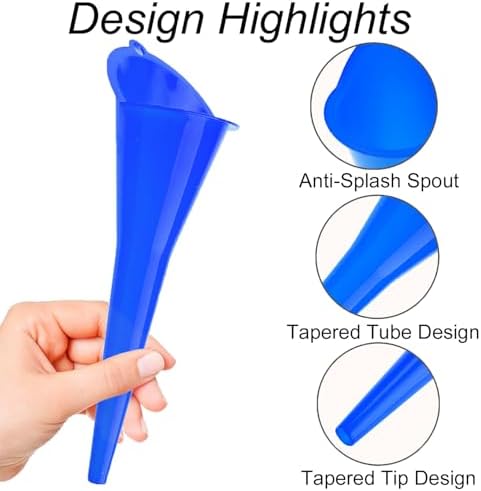 3-Pack Long-Neck Oil Funnels, Gas & Transmission Fluid - Image 3