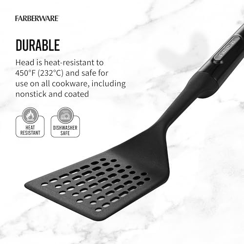 Farberware Professional Heat Resistant Nylon Slotted Turner-Safe - Image 2