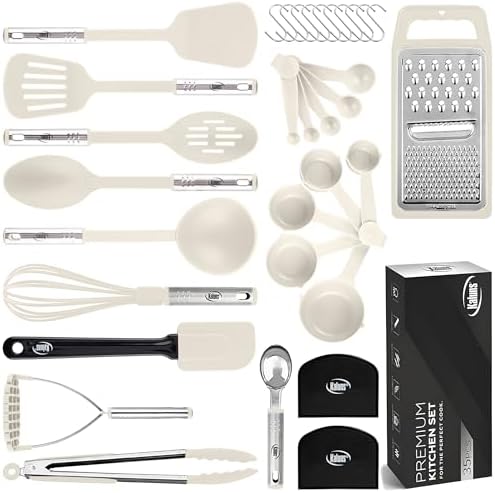 Kitchen Utensils Set 35 PCS Cooking Utensils Set, Nonstick and Heat Resistant by Kaluns%C2%AE