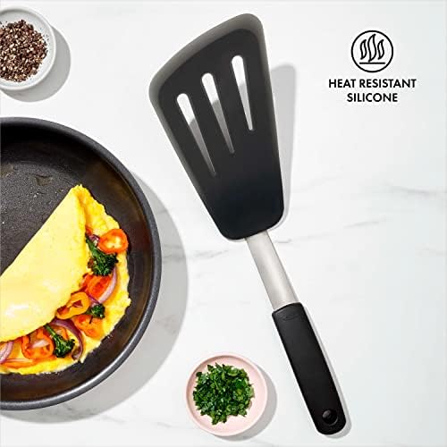 OXO Good Grips Silicone Flexible Omelet Turner - Image 4