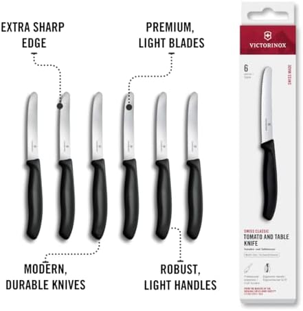 Victorinox Swiss Classic Tomato and Table Knife Set Serrated Blade - Image 5