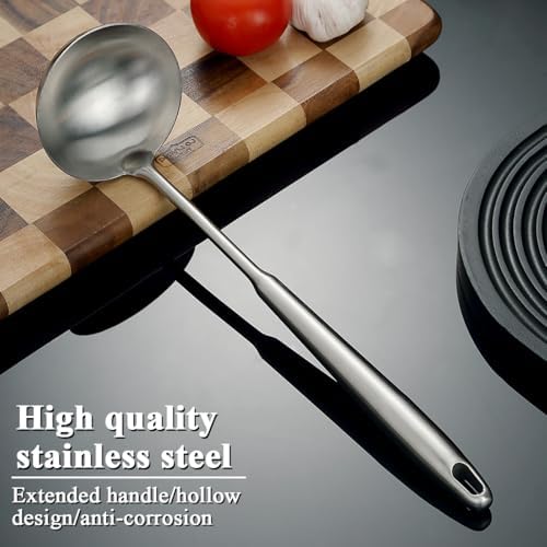 Stainless Steel Soup Ladle – Extra-Deep Large-Capacity Ladle - Image 3