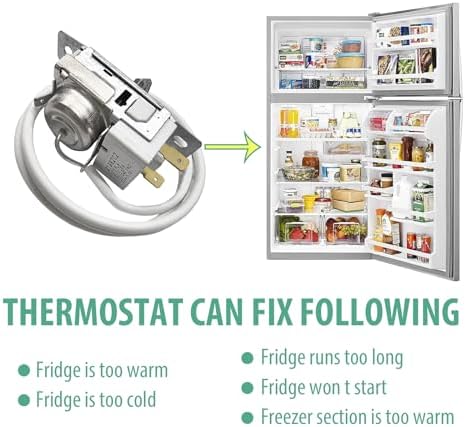 Silver 2198202 Refrigerator Cold Thermostat Control Replacement - Image 6