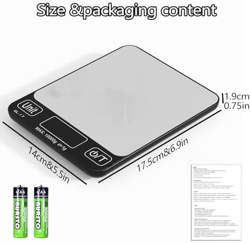 Food Scale Digital, 10kg/22lb Kitchen Scales Weight - Image 2