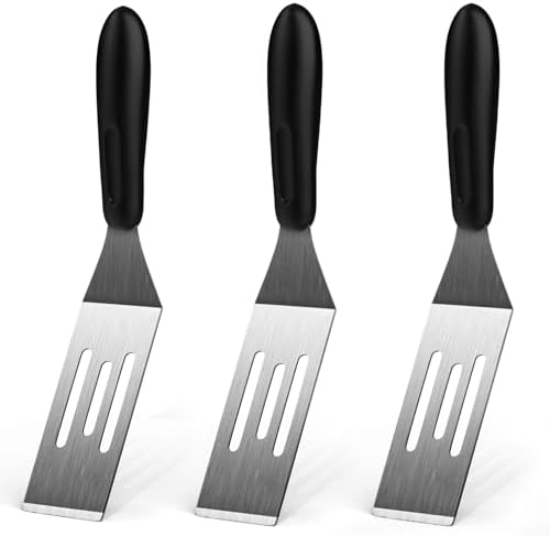 3Pcs Stainless Steel Mini Metal Spatula by HslyT