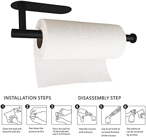 Paper Towel Holders-Blcak, Paper Towels Rolls - Image 6