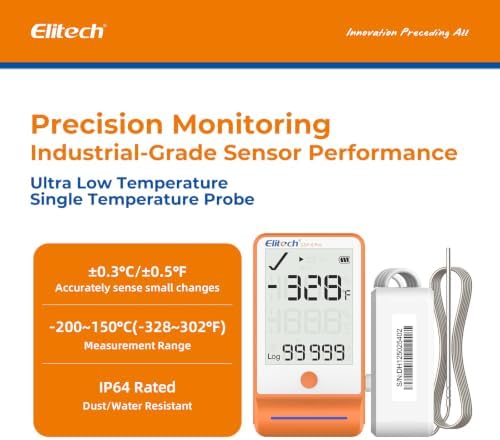 Elitech 5Pack Bluetooth Ultra-Low Temp Data Logger - Image 2