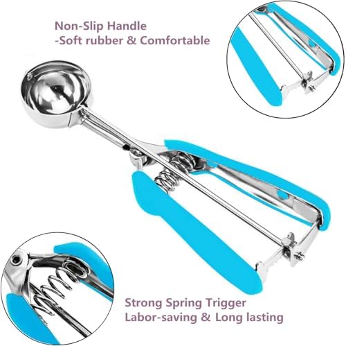 #50 Cookie Scoop, 1.5 Tbsp/ 23ml/ 0.7 oz Cookie Scoops - Image 3