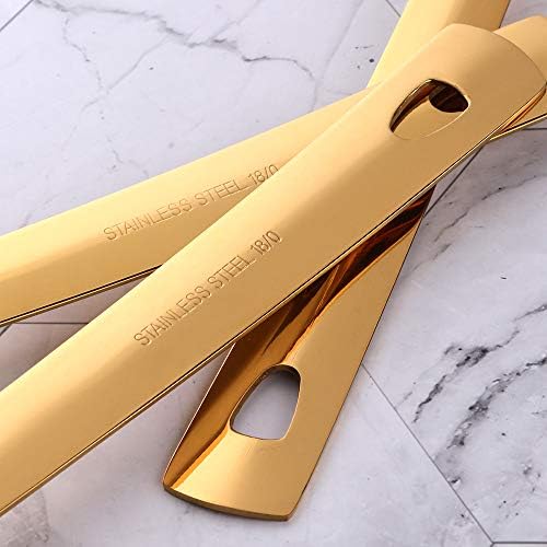 6 Pcs 9.6 in Gold Meat Forks for Kitchen, Stainless Steel Titanium Plated - Image 5