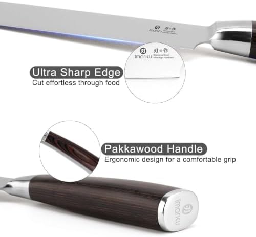 imarku 5PCS Kitchen Knife Set, Japanese Knife Set - Image 3