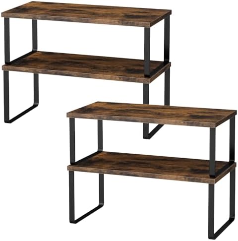 OGEMXU Cabinet Shelf Organizers, 15.7 inches Large Kitchen Counter Shelf by OGEMXU