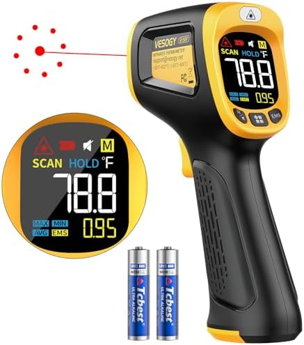 Infrared Thermometer Gun Non Contact Digital Temperature Gun, -58°F to 932°F by Unknown