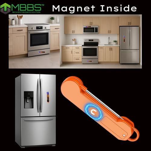 Instant Read Meat Thermometer for Cooking | Waterproof IP67 & Ultra Fast | - Image 5