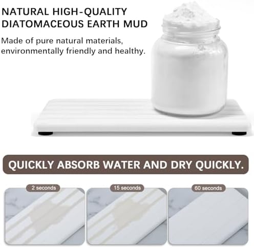 3PCS Stone Drying Tray, Stones Soap Trays, Water Absorbing Stone Tray - Image 2