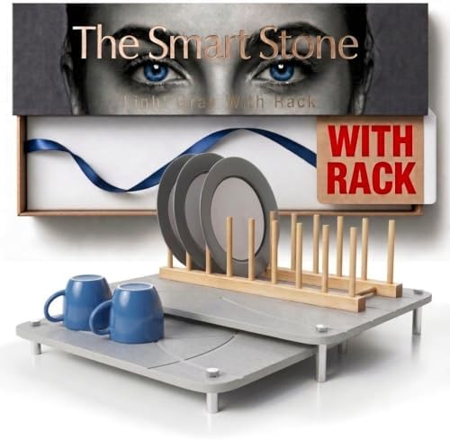 Nested Dish Drying Stone Mat by FEDBB