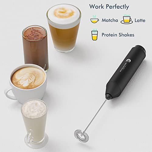 Powerful Milk Frother Handheld Foam Maker, Mini Whisk Drink Mixer - Image 4