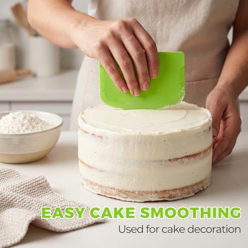 3PCS Dough Scraper Set, Bench Scraper - Image 3