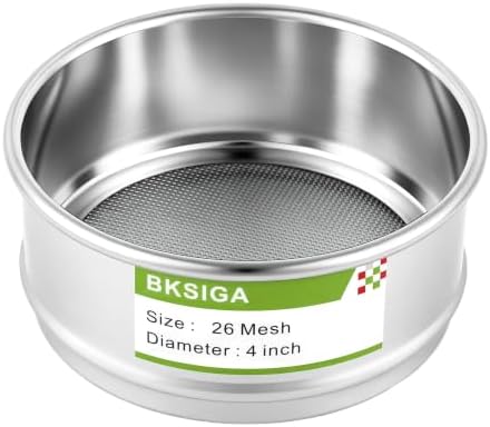 304 Stainless Steel Wire Cloth Lab Sieves, 26 Mesh Test Sieve by Unknown