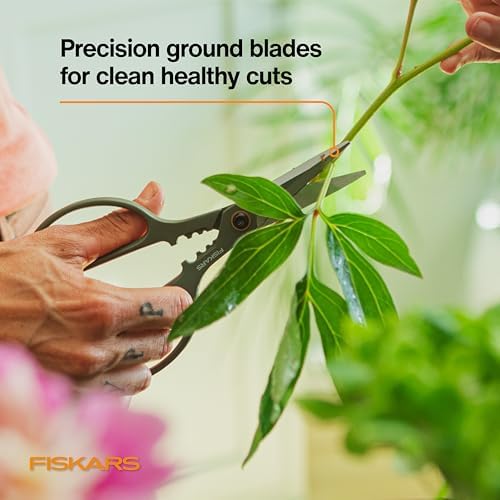 Fiskars 6" Plant Shaping Shears & Holder, Precision Indoor Gardening Snips - Image 3