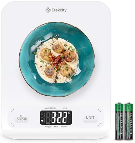 Etekcity Food Kitchen Scale, Digital Grams and Ounces by Etekcity