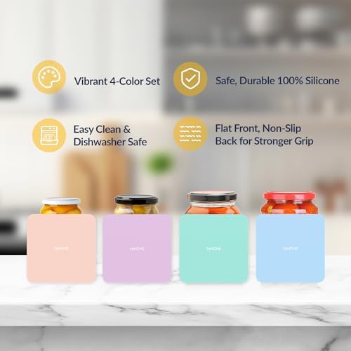 NiHome Silicone Jar Opener Gripper Pads, 6 In - Image 5