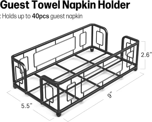 Guest Towel Holder Tray for Bathroom Countertop - Image 5