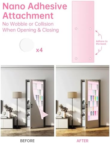 NiHome 35-Pocket Door Hanging Cup Organizer Fit - Image 5