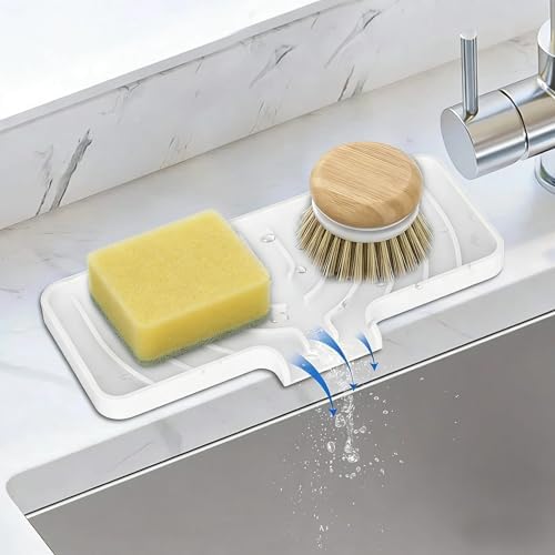 JACZZO Silicone Sponge Holder for Kitchen Sink by JACZZO