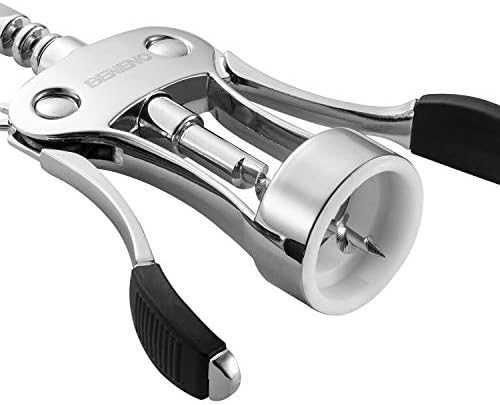 Beneno Wine Opener with Silicone Wine Vacuum Stopper, Matte Black - Image 7