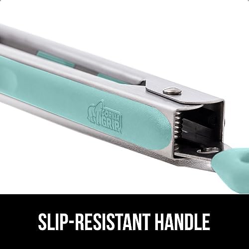 GORILLA GRIP Stainless Steel Kitchen Tongs - Image 4